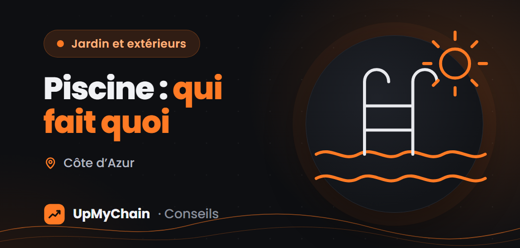 Entretien de piscine sur la Côte d'Azur : à quelle fréquence, et qui fait quoi