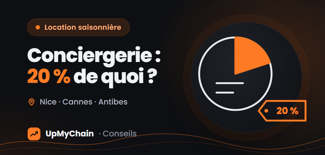 Tarif d'une conciergerie Airbnb à Nice, Cannes et Antibes : ce que cachent les « 20 % »